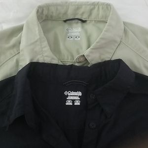 Columbia button up shirts